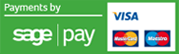Secure payments by Sagepay